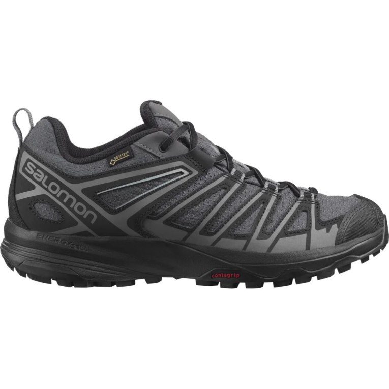 Salomon X Crest GTX Turisticke Topanky Panske Čierne | SK 3JKYXO